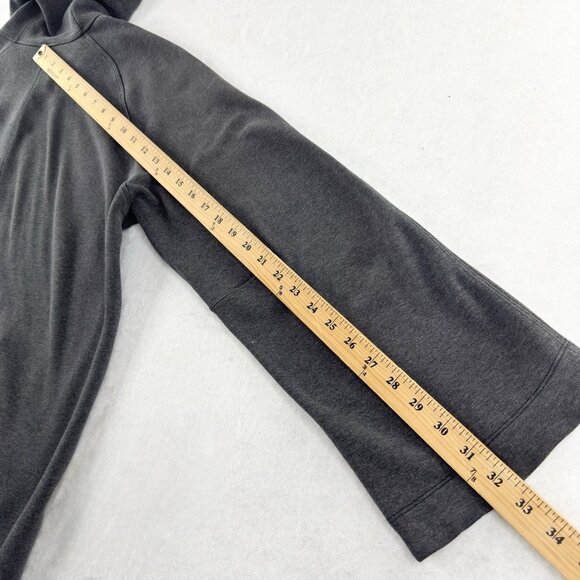 Lululemon Principal Dancer Hoodie Women’s 10 Heathered Black W3BNZS French Terry - Picture 11 of 11